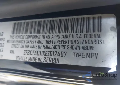 2014 Fiat 500L Lounge z USA, uszkodzony, nr VIN ZFBCFACHXEZ012407